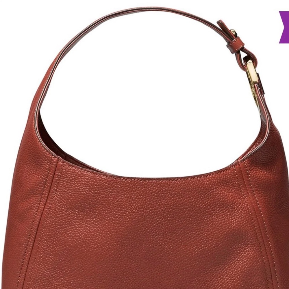 Michael Kors purse. Not a bright red.